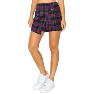 New plaid tartan skort schoolgirl skirt